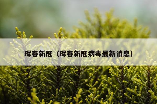 珲春新冠（珲春新冠病毒最新消息）