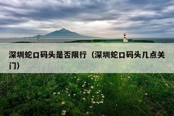 深圳蛇口码头是否限行（深圳蛇口码头几点关门）