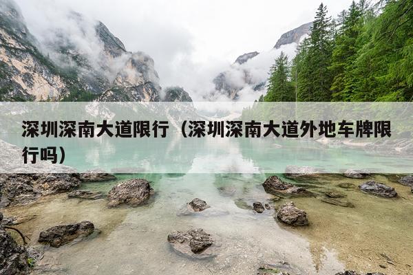 深圳深南大道限行（深圳深南大道外地车牌限行吗）
