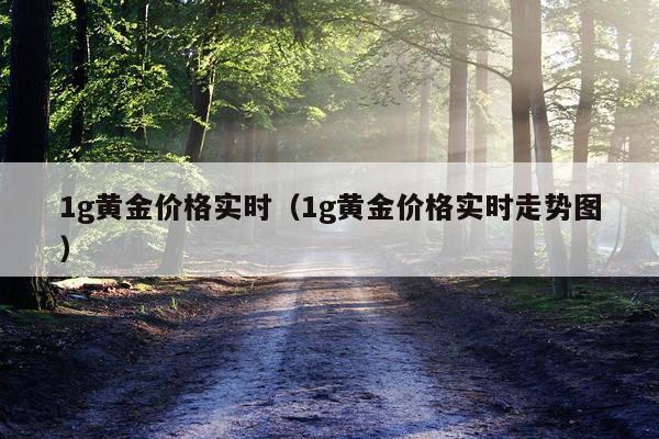 1g黄金价格实时（1g黄金价格实时走势图）