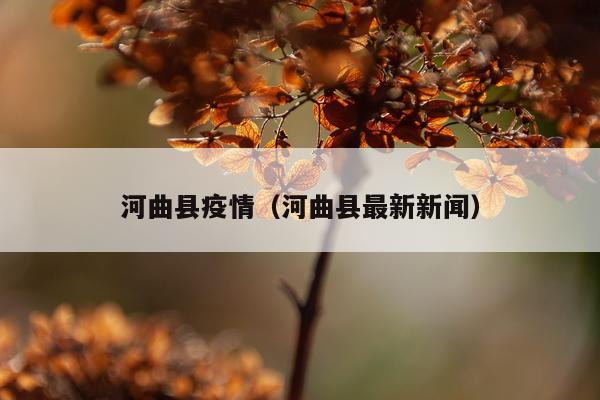 河曲县疫情（河曲县最新新闻）