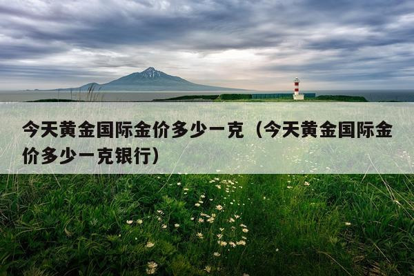 今天黄金国际金价多少一克(今天黄金国际金价多少一克银行)