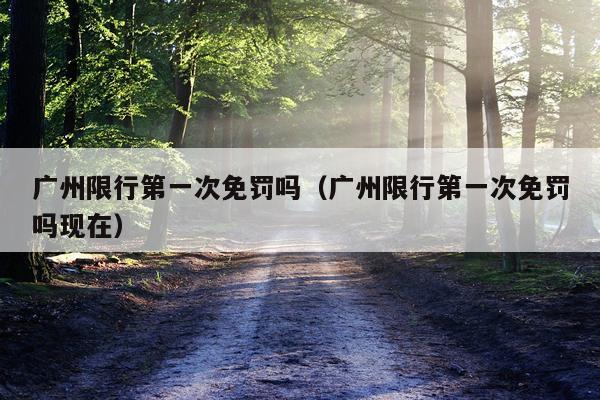 广州限行第一次免罚吗(广州限行第一次免罚吗现在)