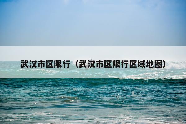 武汉市区限行（武汉市区限行区域地图）