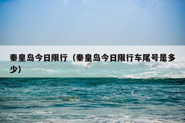 秦皇岛今日限行（秦皇岛今日限行车尾号是多少）