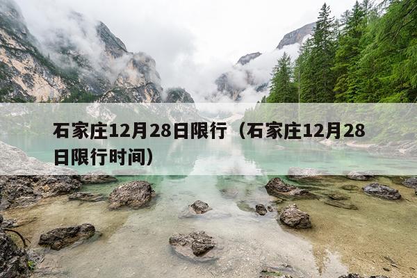 石家庄12月28日限行（石家庄12月28日限行时间）