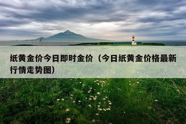 纸黄金价今日即时金价（今日纸黄金价格最新行情走势图）