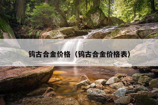 钨古合金价格（钨古合金价格表）