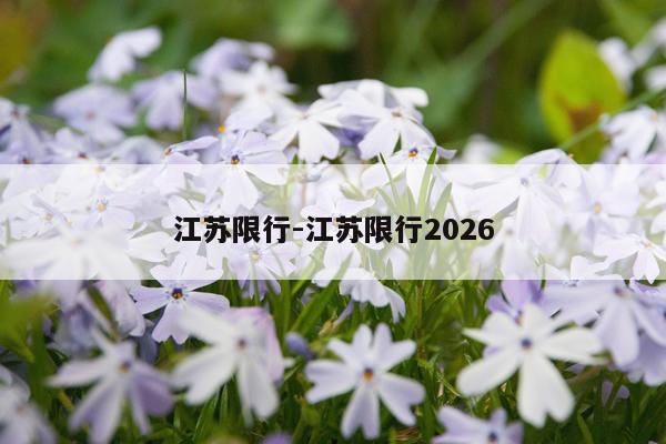 江苏限行-江苏限行2026