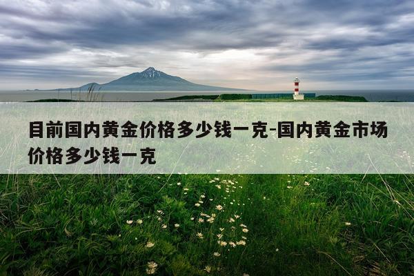 目前国内黄金价格多少钱一克-国内黄金市场价格多少钱一克
