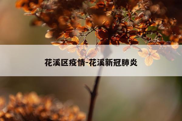 花溪区疫情-花溪新冠肺炎
