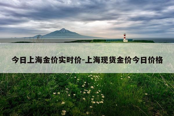 今日上海金价实时价-上海现货金价今日价格