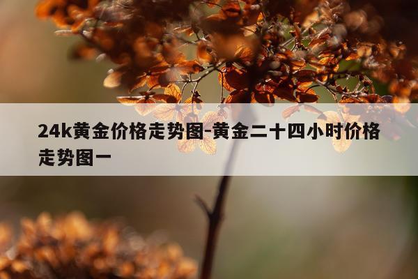 24k黄金价格走势图-黄金二十四小时价格走势图一