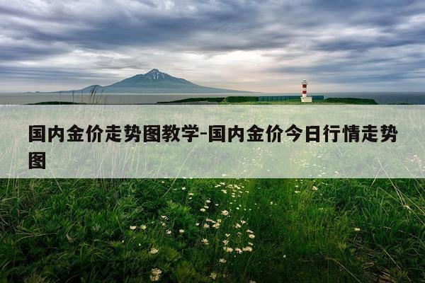 国内金价走势图教学-国内金价今日行情走势图
