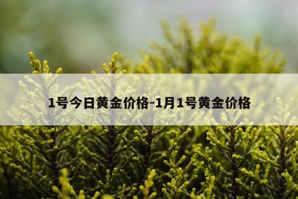 1号今日黄金价格-1月1号黄金价格