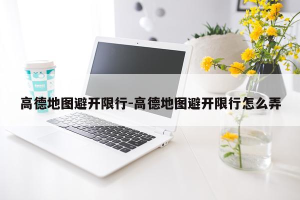 高德地图避开限行-高德地图避开限行怎么弄