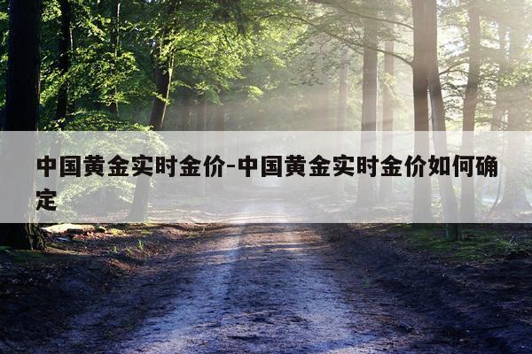 中国黄金实时金价-中国黄金实时金价如何确定