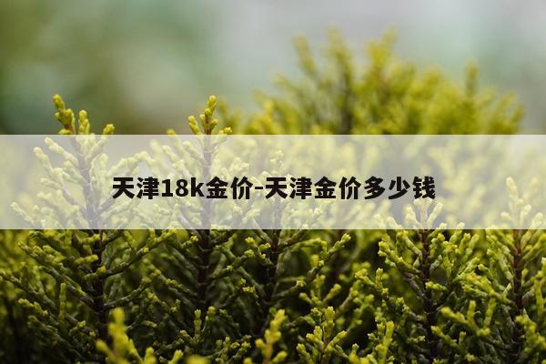 天津18k金价-天津金价多少钱