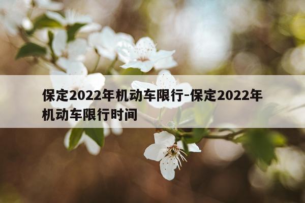 保定2022年机动车限行-保定2022年机动车限行时间