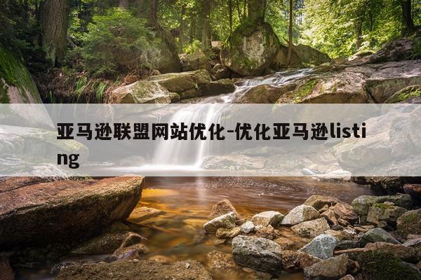亚马逊联盟网站优化-优化亚马逊listing