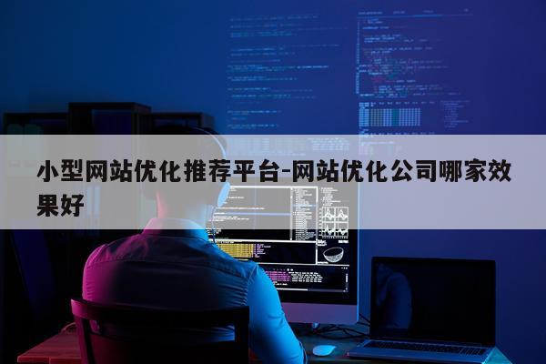 小型网站优化推荐平台-网站优化公司哪家效果好