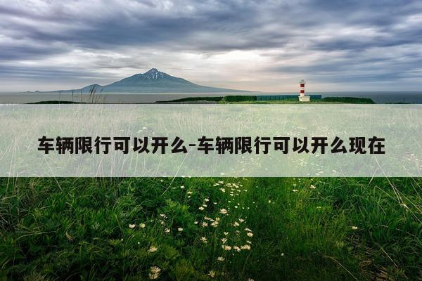 车辆限行可以开么-车辆限行可以开么现在