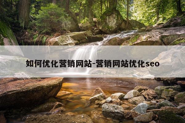 如何优化营销网站-营销网站优化seo