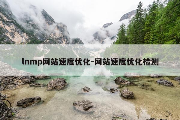 lnmp网站速度优化-网站速度优化检测