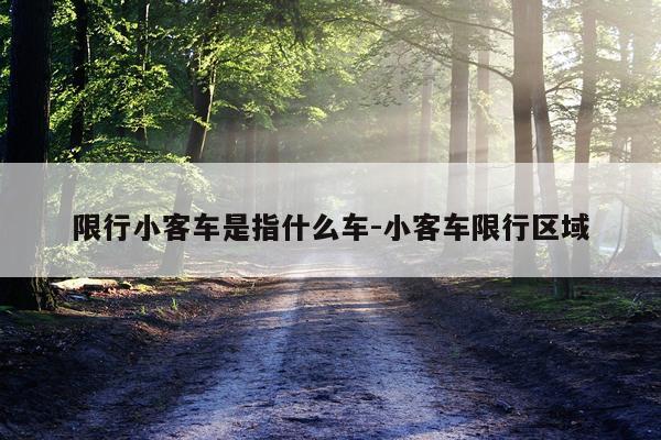 限行小客车是指什么车-小客车限行区域