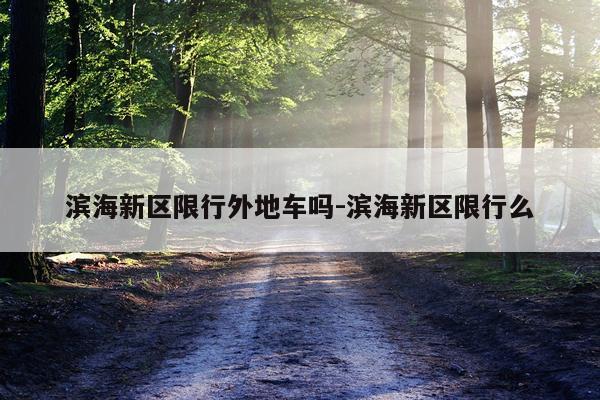 滨海新区限行外地车吗-滨海新区限行么