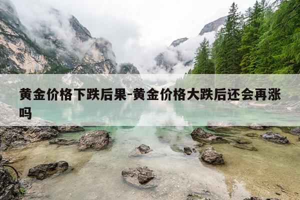 黄金价格下跌后果-黄金价格大跌后还会再涨吗